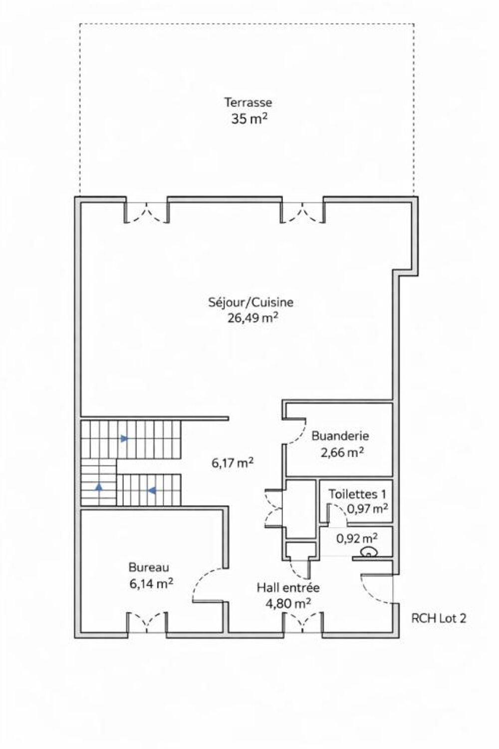 Duplex BEAUREGARD 4 pièces 94.15 m2 avec terrasse, cave et 2 stationnements privés sécurisés
