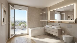 Vente Appartement ? ANDRÉSY – T2 NEUF EN DERNIER ÉTAGE AVEC GRANDE TERRASSE ET PARKING Andresy
