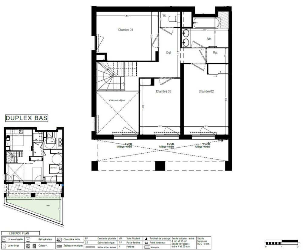 Appartement Duplex Marseille 5 pièce(s) 107 m2
