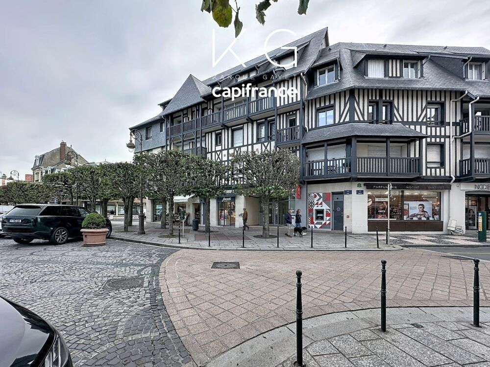 Vente Appartement Deauville, place Morny, bel appartement T2 à vendre 33m2 au 2e étage, balcon sur jardins, cave Deauville