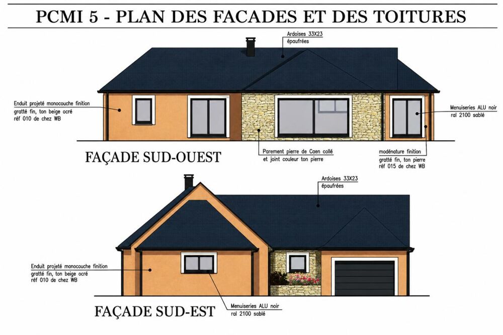 14130 Maison plain pied neuve 150 m² 3 chambres 609 000 Euros