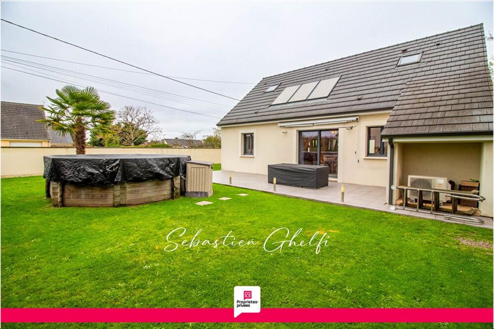 Maison avec 4 chambres- 2 salles d''eau-2 wc-cellier-garage