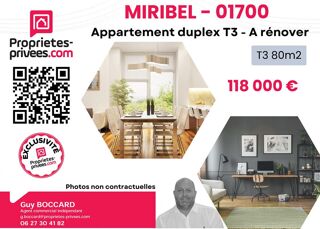  Appartement � vendre 3 pi�ces 80 m�