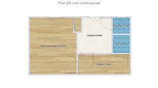  Appartement � vendre 1 pi�ce 22 m�