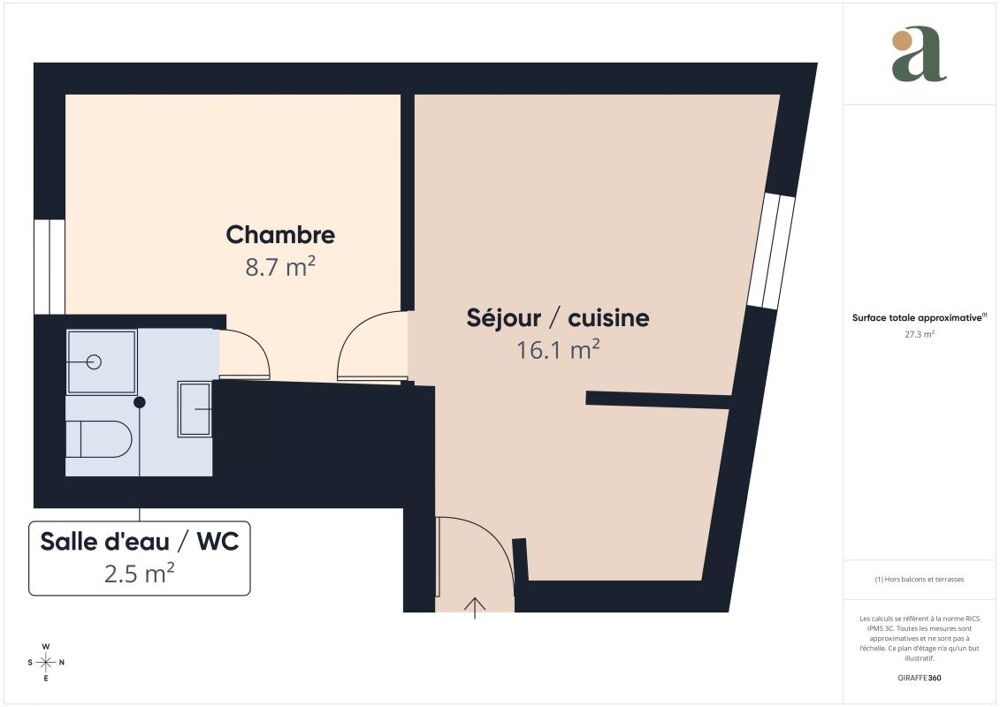 Appartement T2 de 28m² en vente à Bagnolet (93170)