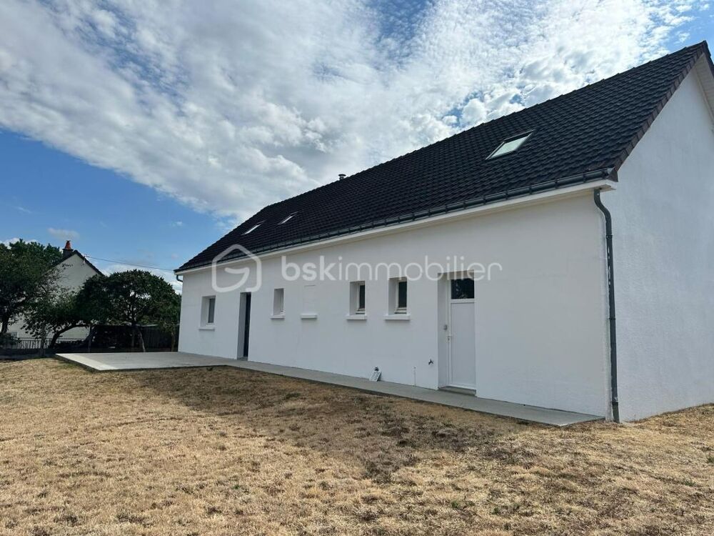 Maison familiale 155 m²  4 chambres  Terrain 1 377 m²  Auzouer-en-Touraine