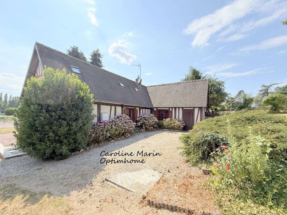 Charmante maison normande à la campagne  Un cadre de vie paisible à seulement 2 km du Bec-Hellouin