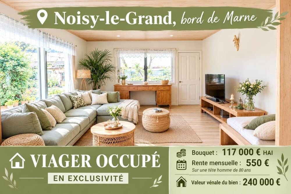 Bords de Marne *** Mobile Home amélioré isolé et climatisé Noisy Le Grand