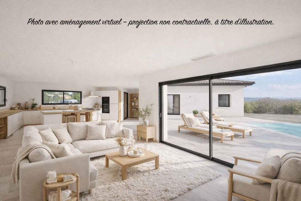 Vente Maison Villa de standing avec piscine et double garage vue imprenable Carcassonne