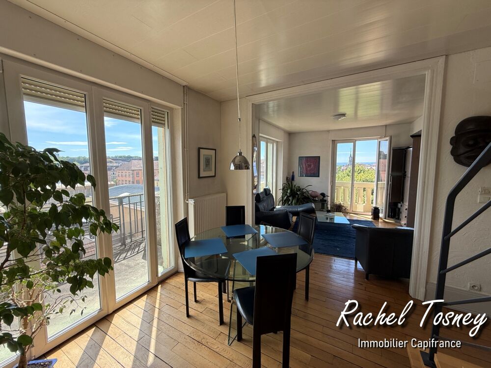 DUPLEX à vendre 4 pièces BELFORT (90) BALCON, et PLACE DE PARKING DANS COUR PRIVÉE !