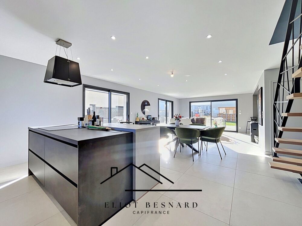 MAISON CONTEMPORAINE DE 2024  VIE DE PLAIN-PIED  3 CHAMBRES  GARAGE  GIBERVILLE