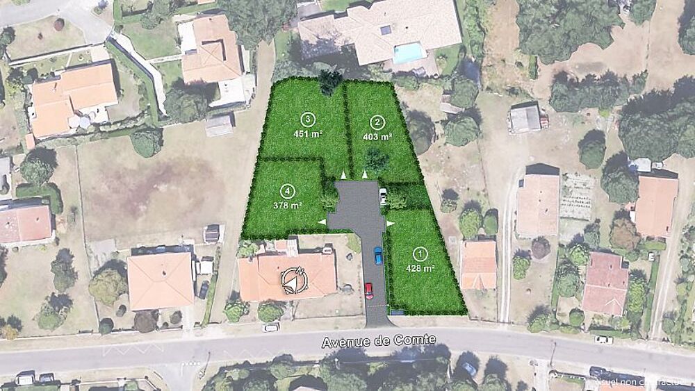Vente Terrain Terrain(terrain) - 403m2 Andernos les bains