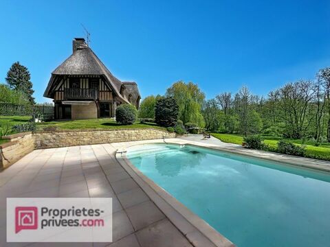   � 6 minutes de Deauville  �l�gante chaumi�re normande au Coeur d'un domaine naturel de 3 hectares Maison - 6 pi�ce(s) - 200 m�