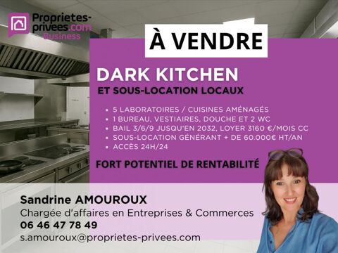 Carrières Sur Seine - DARK KITCHEN - 5 LABORATOIRES CUISINE TRAITEUR - sous-location possible 132000 78420 Carrieres sur seine