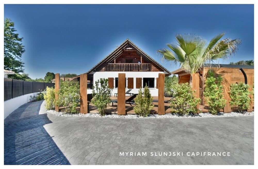 Vente Villa Dpt Landes (40), à vendre SOORTS-HOSSEGOR villa de charme rénovée de 210 m² environ au calme Soorts hossegor