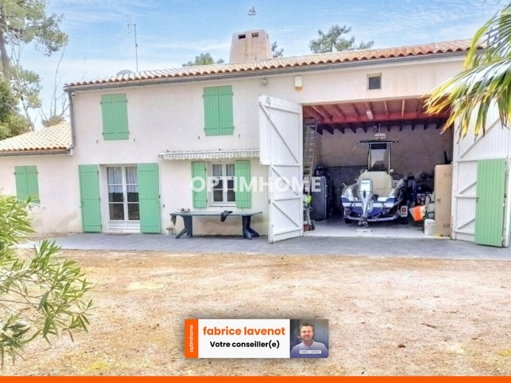 Vente Maison RARE !!! Maison de 230 M² DE SURFACE COMPRENANT UNE MAISON, UN GARAGE POUR BATEAU ET UN STUDIO sur RIVEDOUX PLAGE (17) Rivedoux plage