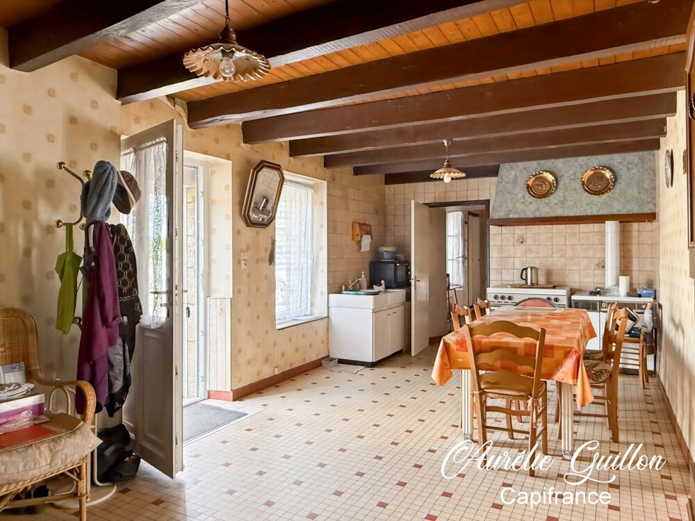 Vente Maison Le Roc-Saint-André – Maison en pierre 5 pièces 80 m2 avec beau potentiel Val d oust