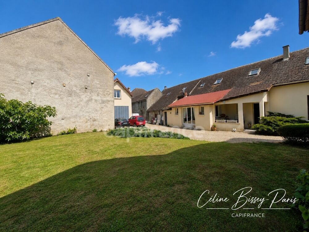 Maison à vendre 6 pièces 140 M2 VILLENEUVE LA GUYARD (89), BEAU VOLUME, cour et jardin 1200M2