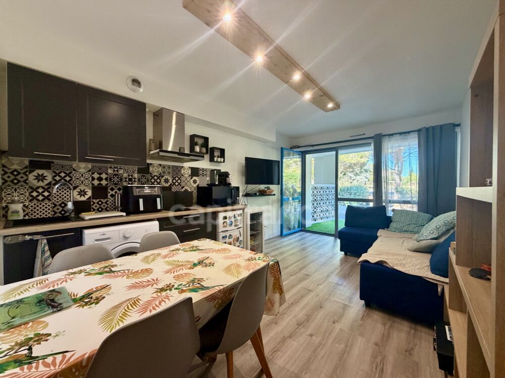 Vente Appartement BALARUC-LES-BAINS(34), VENDU MEUBLÉ, STUDIO RÉNOVÉ EN RDC, TERRASSES, DEUX STATIONNEMENTS PRIVÉS, PROCHE DES THERMES Balaruc les bains