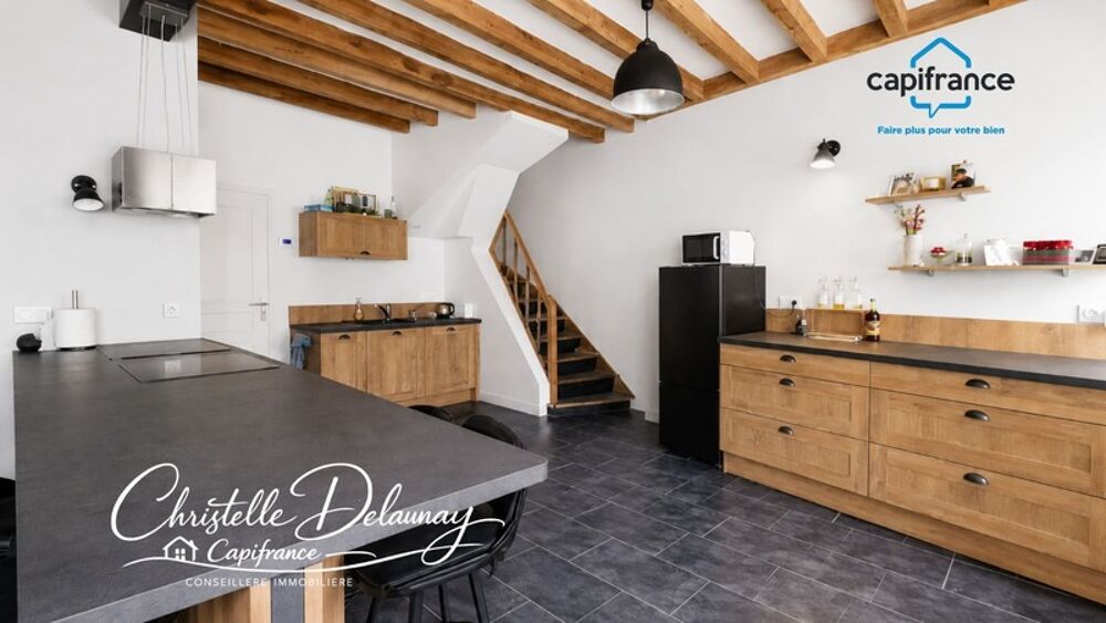 Vente Maison ? Coup de cœur – Maison de bourg rénovée, charme & esprit industriel Daon