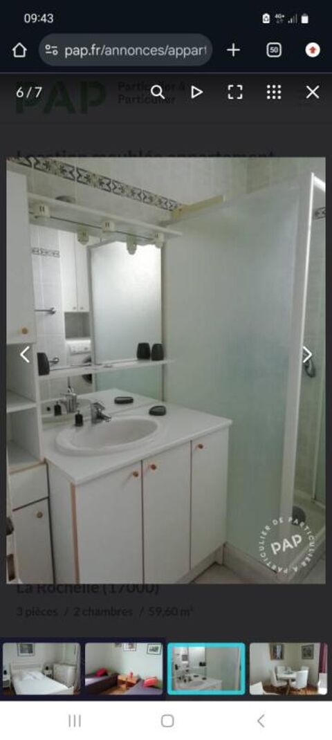  Appartement � louer 3 pi�ces 59 m�