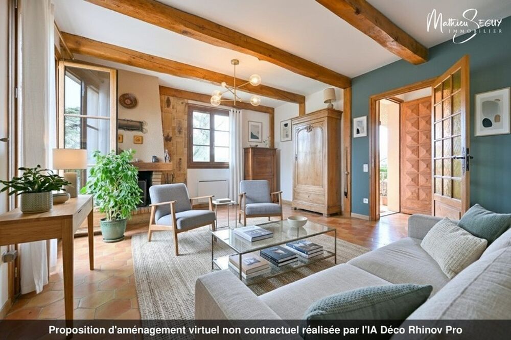 Grande maison P7 sur un grand terrain au coeur de SAINT JEAN DE TOUSLAS