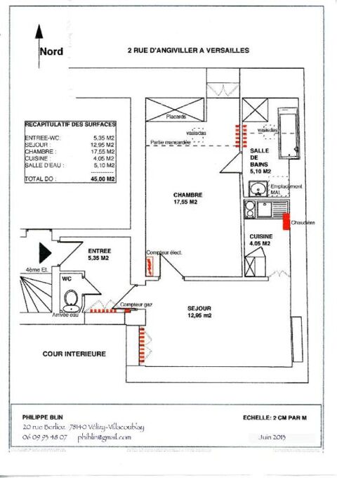  Appartement  louer 2 pices 42 m