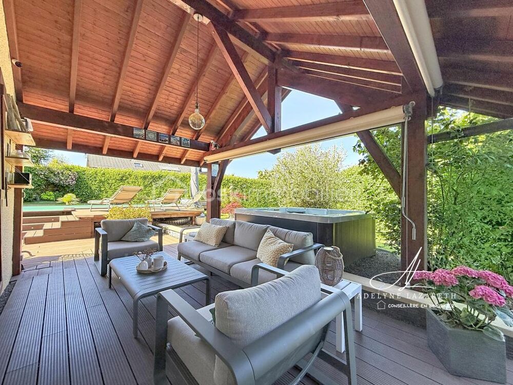 Vente Maison Maison familiale rénovée 150 m² au sol + T2 indépendant, piscine, jacuzzi et terrain de 811 m² Marcellaz albanais