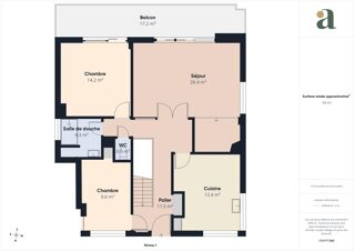  Appartement à vendre 4 pièces 82 m²