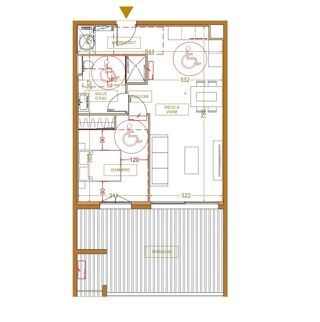  Appartement  vendre 2 pices 48 m