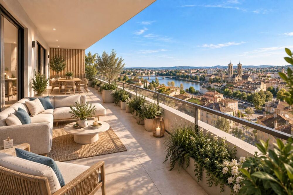 Vente Appartement T4 MÂCON 90m² - TERRASSE - GRAND SÉJOUR/CUISINE Macon