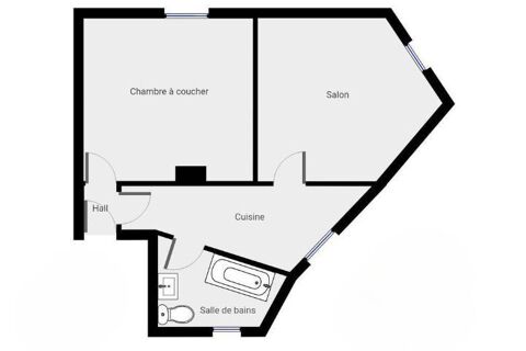  Appartement � louer 2 pi�ces 47 m�