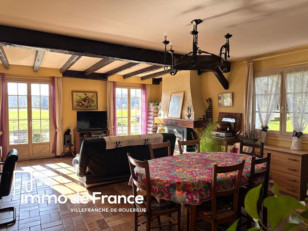 Maison secteur Cajarc 114 m², 3 chambres sur 2142 m² de terrain plat