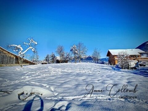 Dpt Haute Savoie (74), à vendre hauteurs FILLINGES terrain plat de 1 066,00 m² avec vue magnifique sur les montagnes 250000 Fillinges (74250)