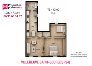  Appartement à vendre 3 pièces 42 m²