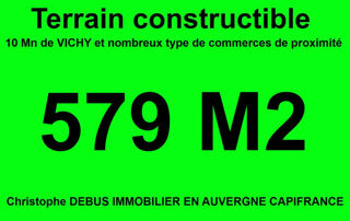  Terrain  vendre 579 m