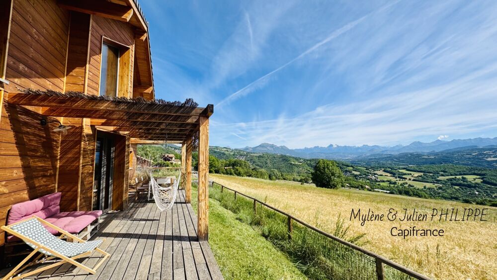 Maison ossature bois récente avec vue panoramique, DPE A - Fouillouse (05)