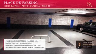  Parking / Garage à vendre 1 pièce 12 m²