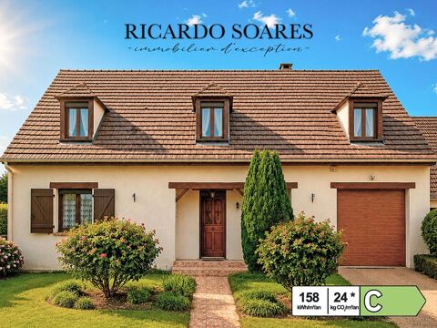   60700 SAINT-MARTIN-LONGUEAU - MAISON FAMILIALE 154m2 / DPE : C / 4 CHAMBRES / GRAND SÉJOUR AVEC VÉRANDA / GARAGE / JARDIN 451m2 Maison - 7 pièce(s) - 154 m²