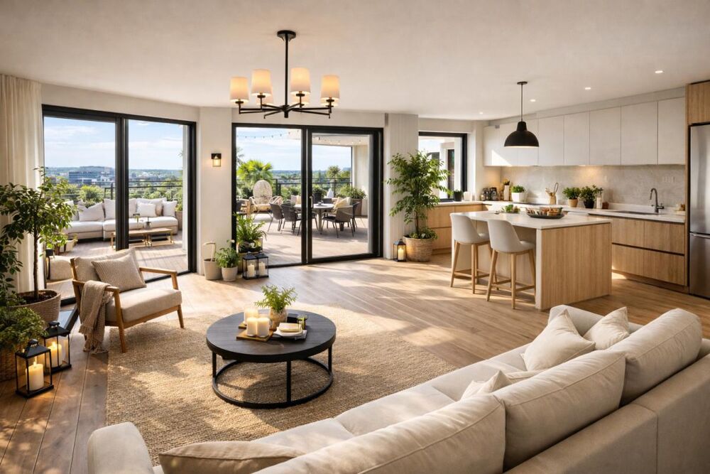 Vente Appartement **RARE T5 Dernier �tage avec BALCONS + PARKINGS en COEUR DE VILLE** La celle saint cloud