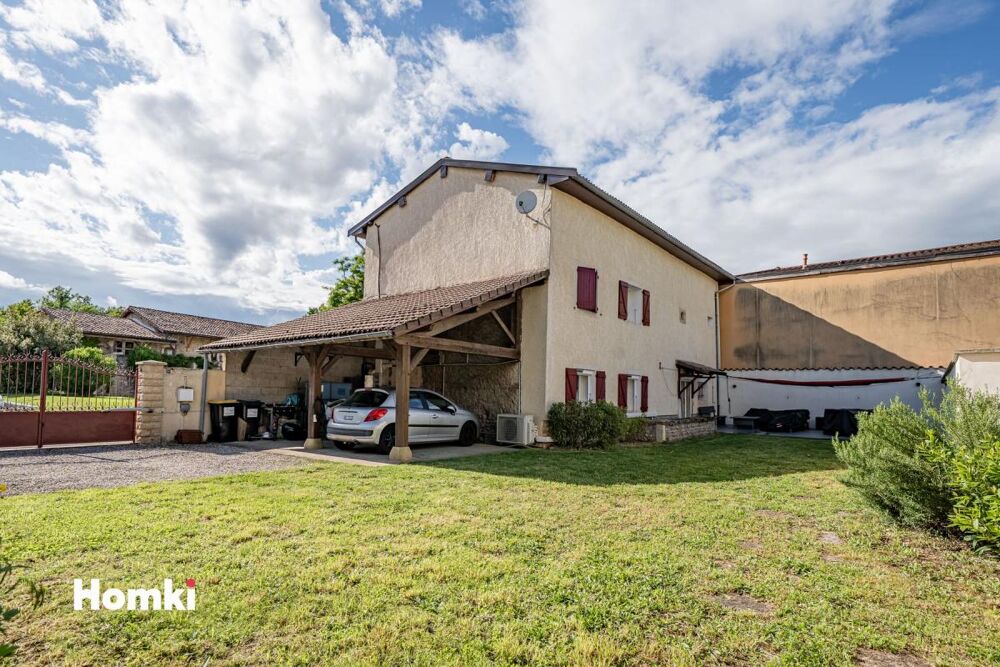 Vente Maison MAGNIFIQUE MAISON DE VILLAGE T7 DE 176M2 AVEC COUR, CARPORT ET GARAGE – 01150 BLYES Blyes