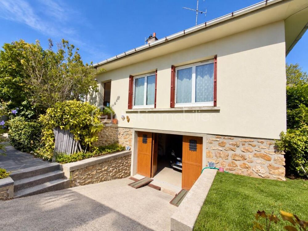 Vente Maison Trilport centre – Maison de plain-pied 3 chambres, sous-sol total, gare à pied et jardin sans vis-à-vis Trilport