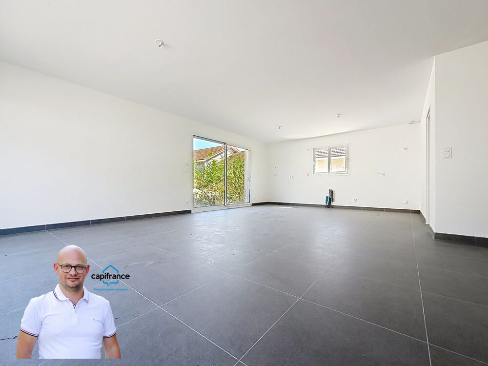 Vente Maison Dpt Isère (38), à vendre LES ABRETS maison P5 plain pied de 105,7 m² sur 400m2 de terrain Les abrets