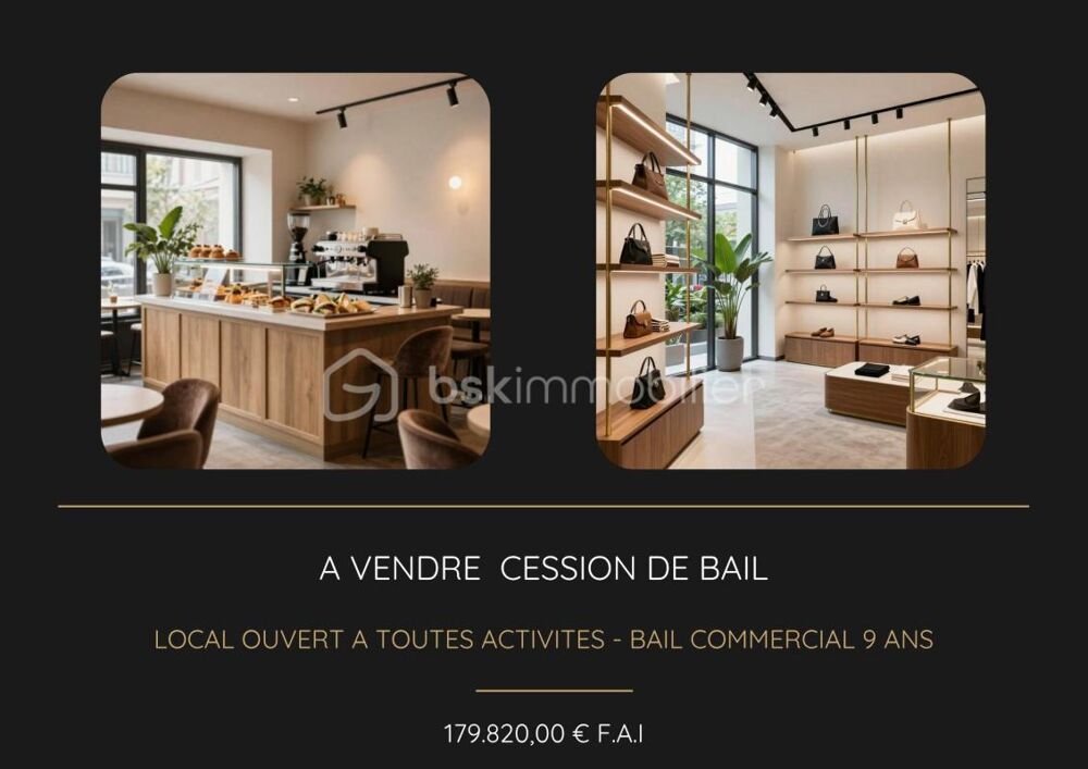   CESSION DE DROIT AU BAIL – EMPLACEMENT DE QUALITÉ À AUBAGNE 