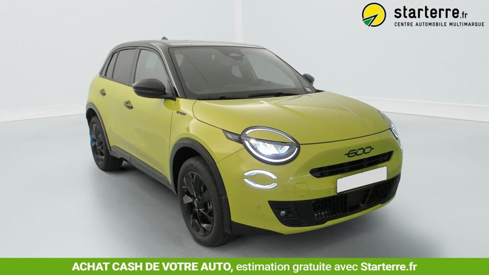 Fiat 600 T-Gen 3 1.2 Hybrid 145ch eDCT6 Sport 2026 occasion 69190 Saint-Fons