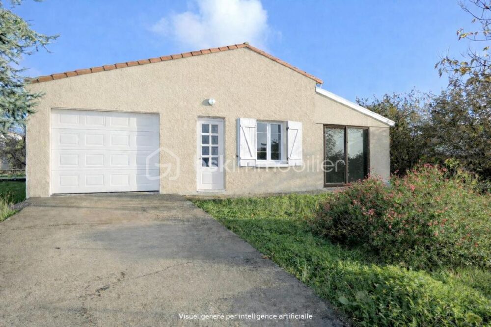 Vente Maison Plain-pied T3 avec garage et cave, sur terrain clos Marennes