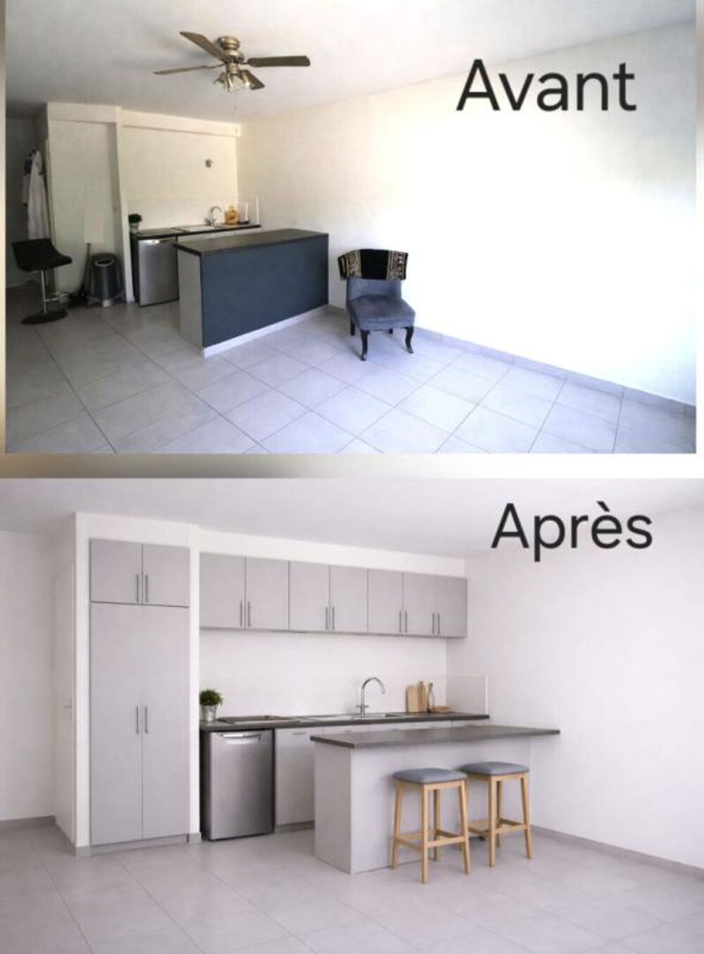 Studio, 27 m² + cave