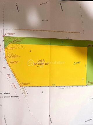  Terrain � vendre 1095 m�