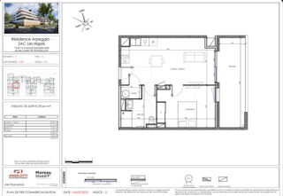  Appartement à vendre 2 pièces 44 m²