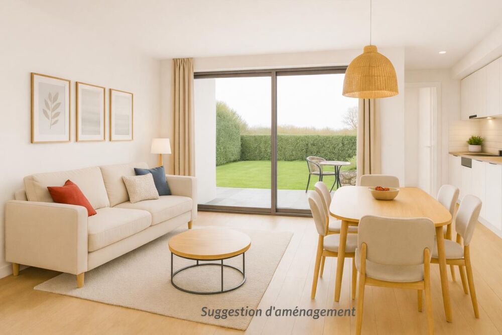 Vente Appartement T3 de 73 m² en rez-de-jardin exposé Sud, Perros-Guirec (22700)